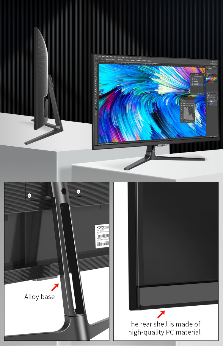 KOIOS K2721UD 27 Inch 4K Monitor Design & Home UHD Display Narrow Frame Desktop PC LCD IPS Panel Screen 3840*2160 HDMI-compatib DP插图10 KOIOS K2721UD 27 Inch 4K Monitor Design & Home UHD Display Narrow Frame Desktop PC LCD IPS Panel Screen 3840*2160 HDMI-compatib DP插图10