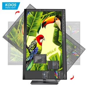 KOIOS K2722UB 27 Inch 4K Computer Monitor 60Hz Design Home LCD Display Type-C HDR600 IPS Screen 3840*2160 Lift & Rotate For PC Monitors